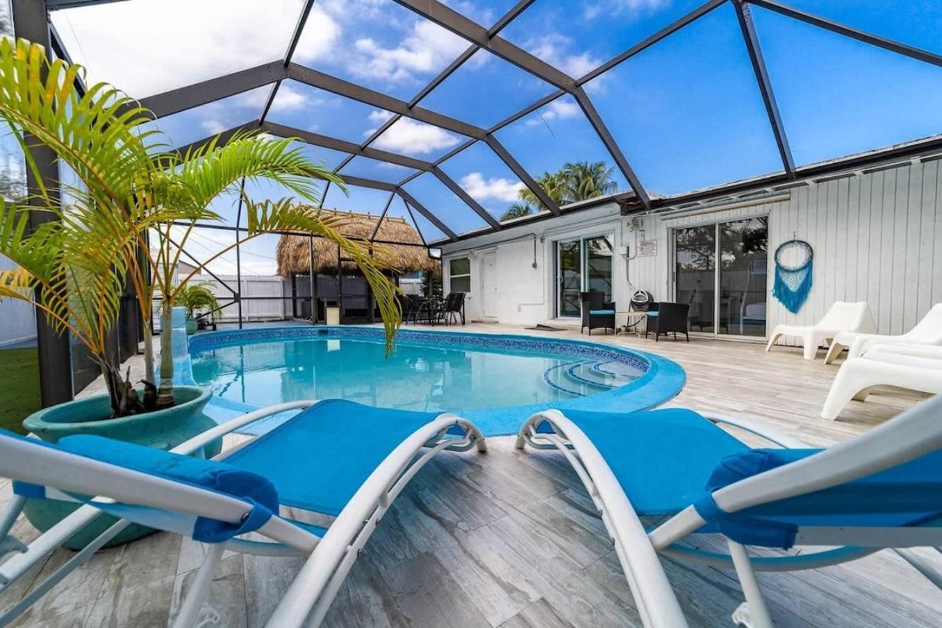 Private Heated Pool Villa In Ftl Near Beach Fort Lauderdale Eksteriør bilde