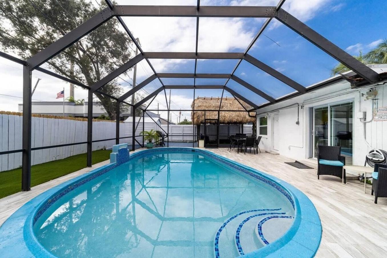 Private Heated Pool Villa In Ftl Near Beach Fort Lauderdale Eksteriør bilde